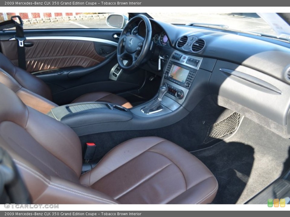 Tobacco Brown Interior Front Seat for the 2009 Mercedes-Benz CLK 350 Grand Edition Coupe #78193329