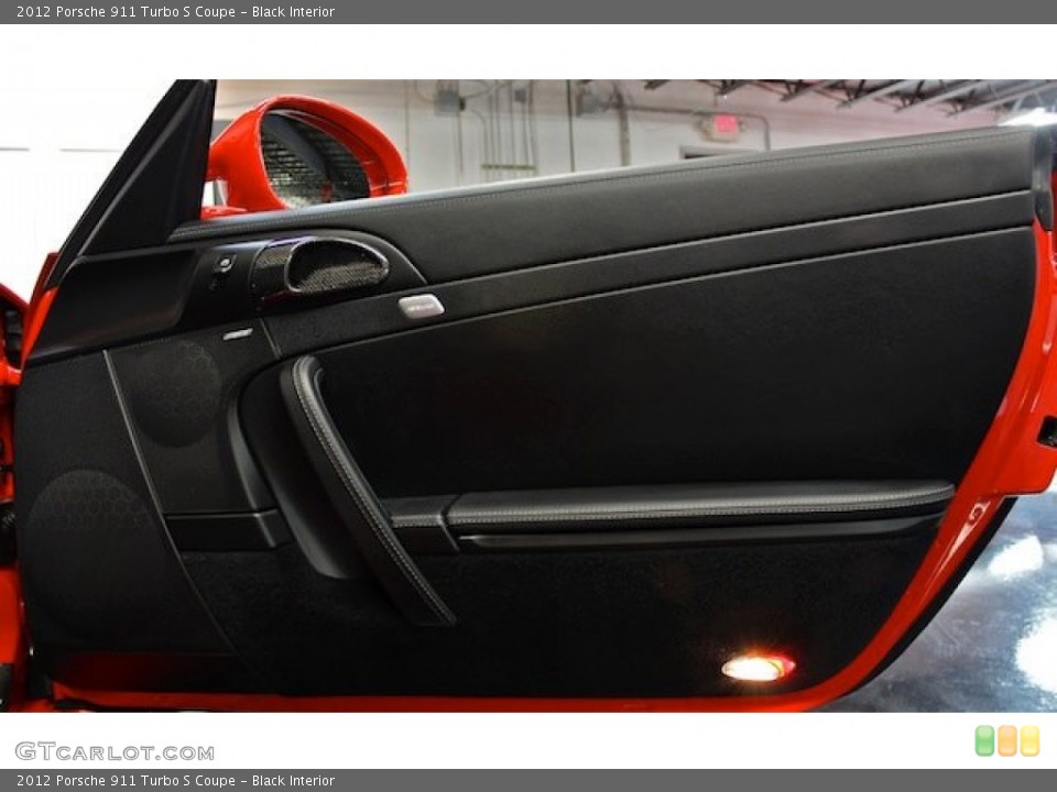 Black Interior Door Panel for the 2012 Porsche 911 Turbo S Coupe #78193335