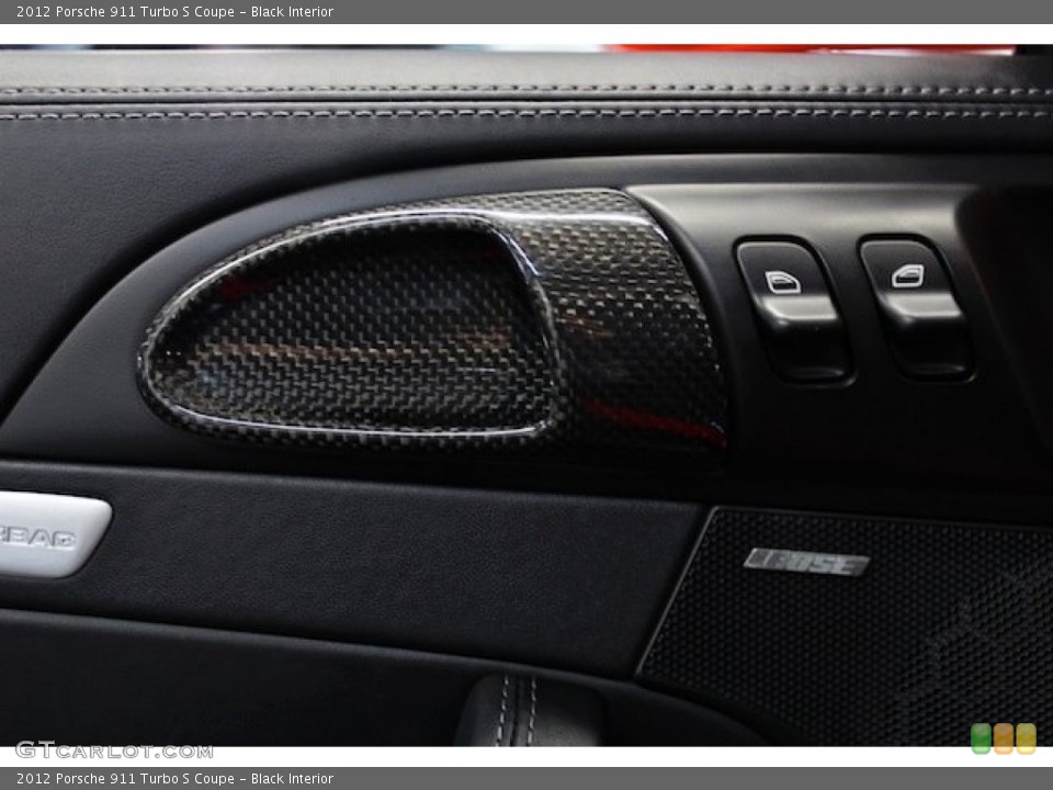 Black Interior Controls for the 2012 Porsche 911 Turbo S Coupe #78193355