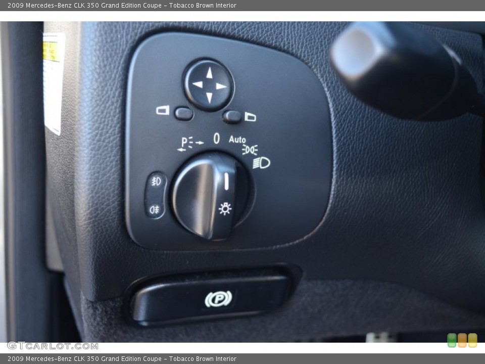 Tobacco Brown Interior Controls for the 2009 Mercedes-Benz CLK 350 Grand Edition Coupe #78193440