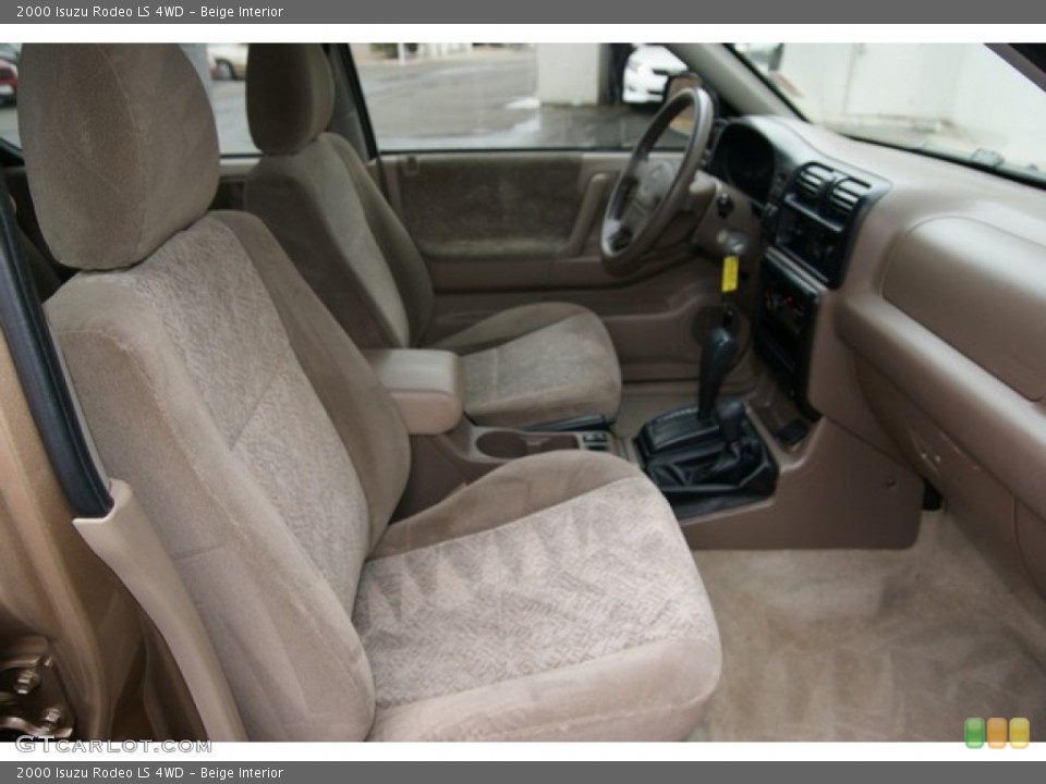 Beige Interior Front Seat for the 2000 Isuzu Rodeo LS 4WD #78193843