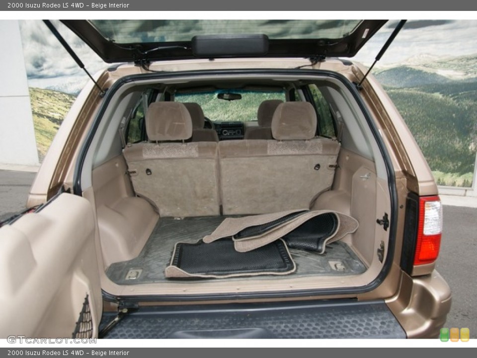 Beige Interior Trunk for the 2000 Isuzu Rodeo LS 4WD #78194032