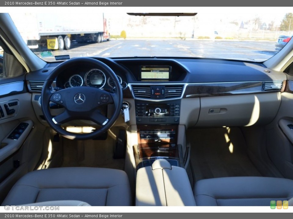 Almond Beige Interior Dashboard for the 2010 Mercedes-Benz E 350 4Matic Sedan #78194220