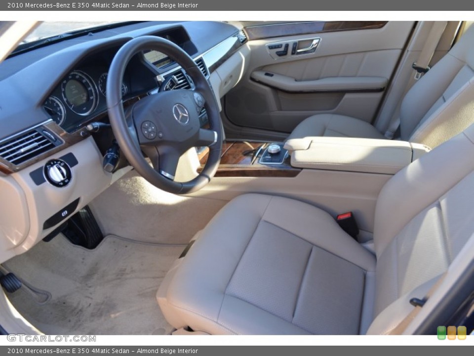Almond Beige 2010 Mercedes-Benz E Interiors
