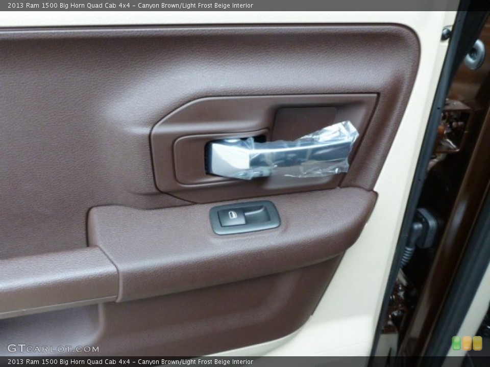 Canyon Brown/Light Frost Beige Interior Controls for the 2013 Ram 1500 Big Horn Quad Cab 4x4 #78194247
