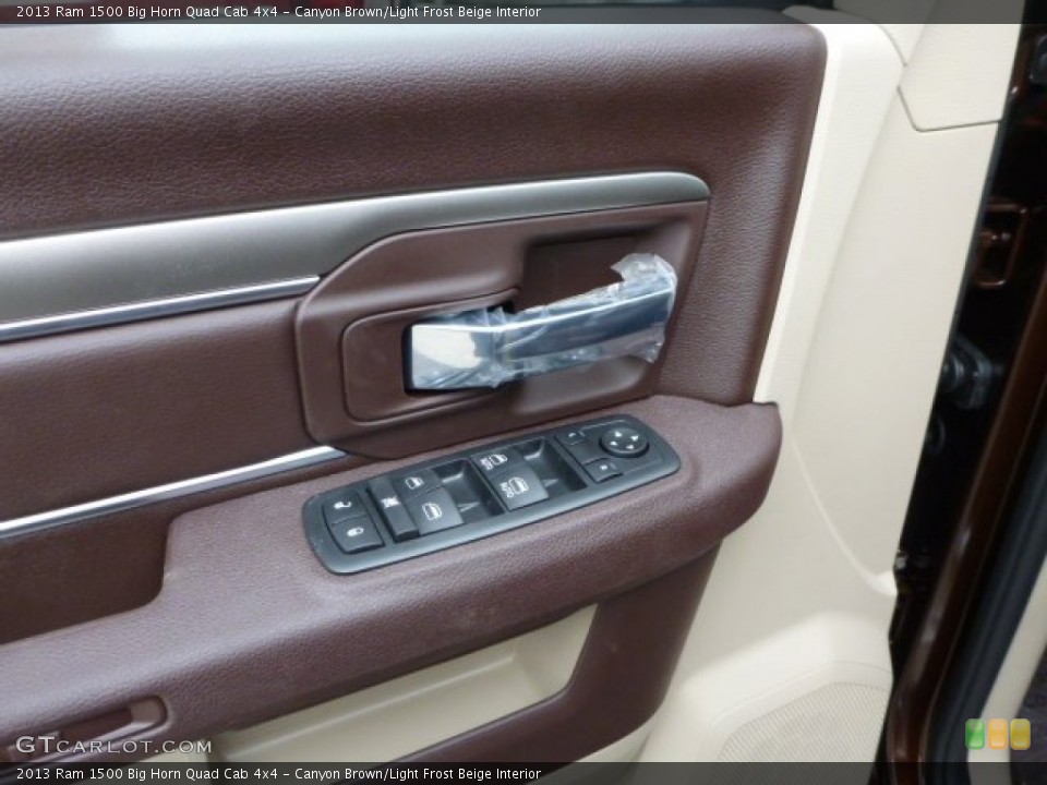 Canyon Brown/Light Frost Beige Interior Controls for the 2013 Ram 1500 Big Horn Quad Cab 4x4 #78194264
