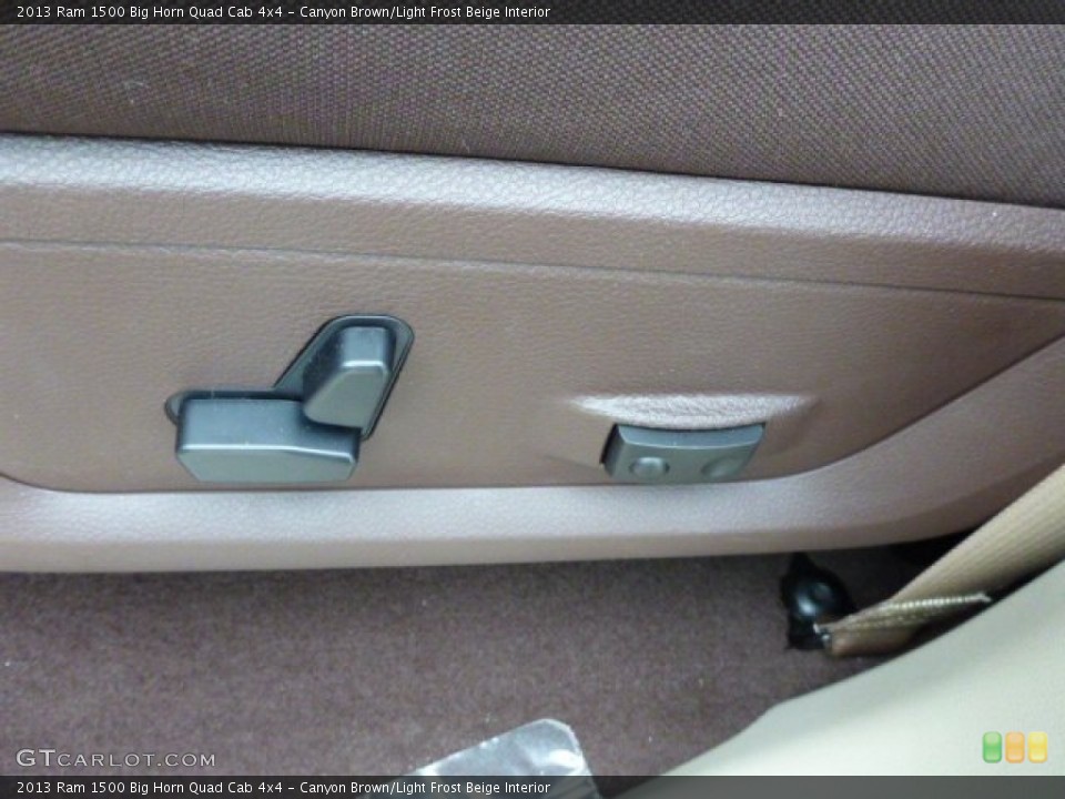 Canyon Brown/Light Frost Beige Interior Controls for the 2013 Ram 1500 Big Horn Quad Cab 4x4 #78194278