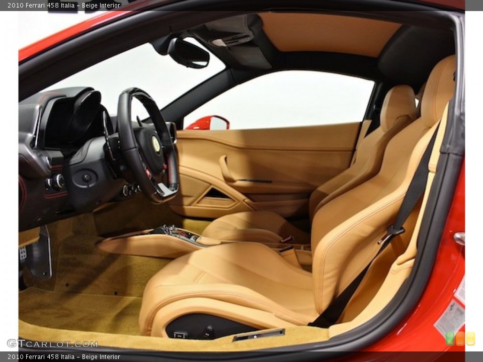 Beige Interior Photo for the 2010 Ferrari 458 Italia #78194310