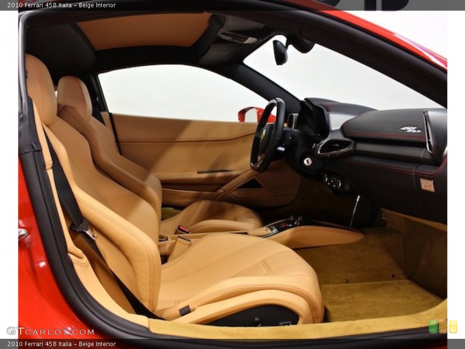 Beige Interior Photo for the 2010 Ferrari 458 Italia #78194325