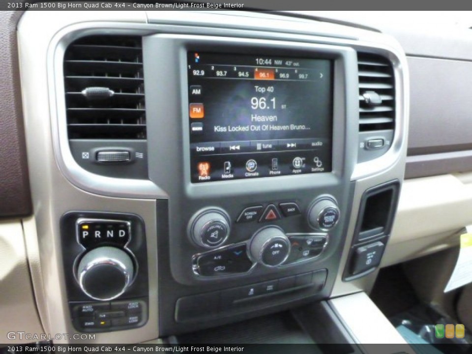 Canyon Brown/Light Frost Beige Interior Controls for the 2013 Ram 1500 Big Horn Quad Cab 4x4 #78194359