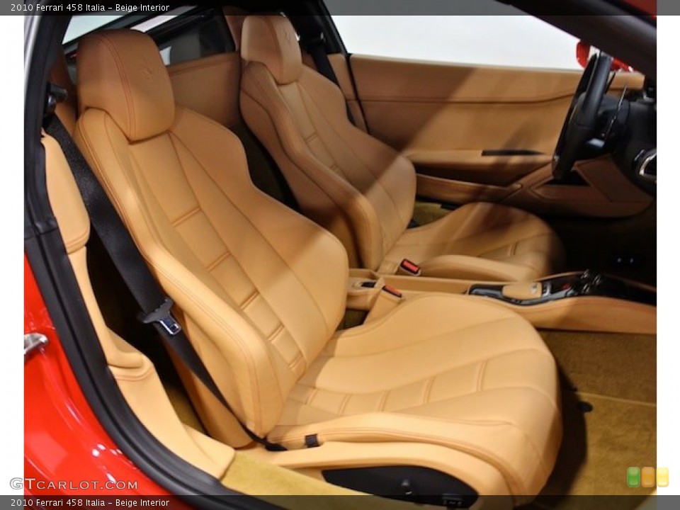 Beige Interior Front Seat for the 2010 Ferrari 458 Italia #78194360