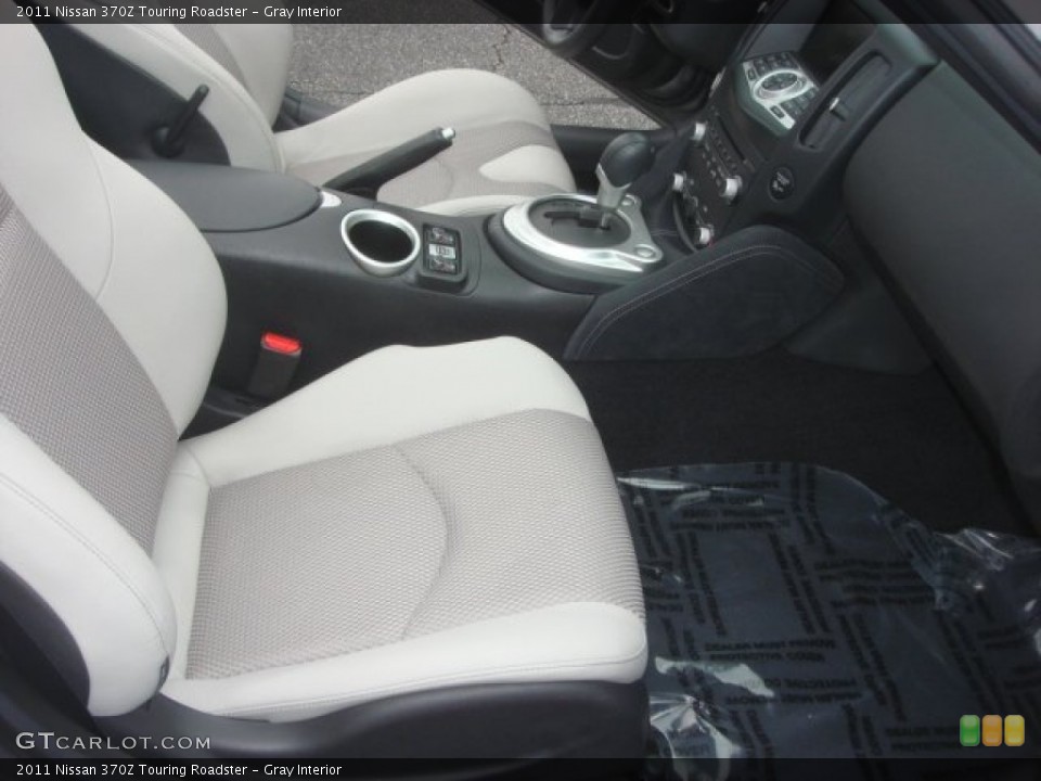Gray Interior Front Seat for the 2011 Nissan 370Z Touring Roadster #78194589
