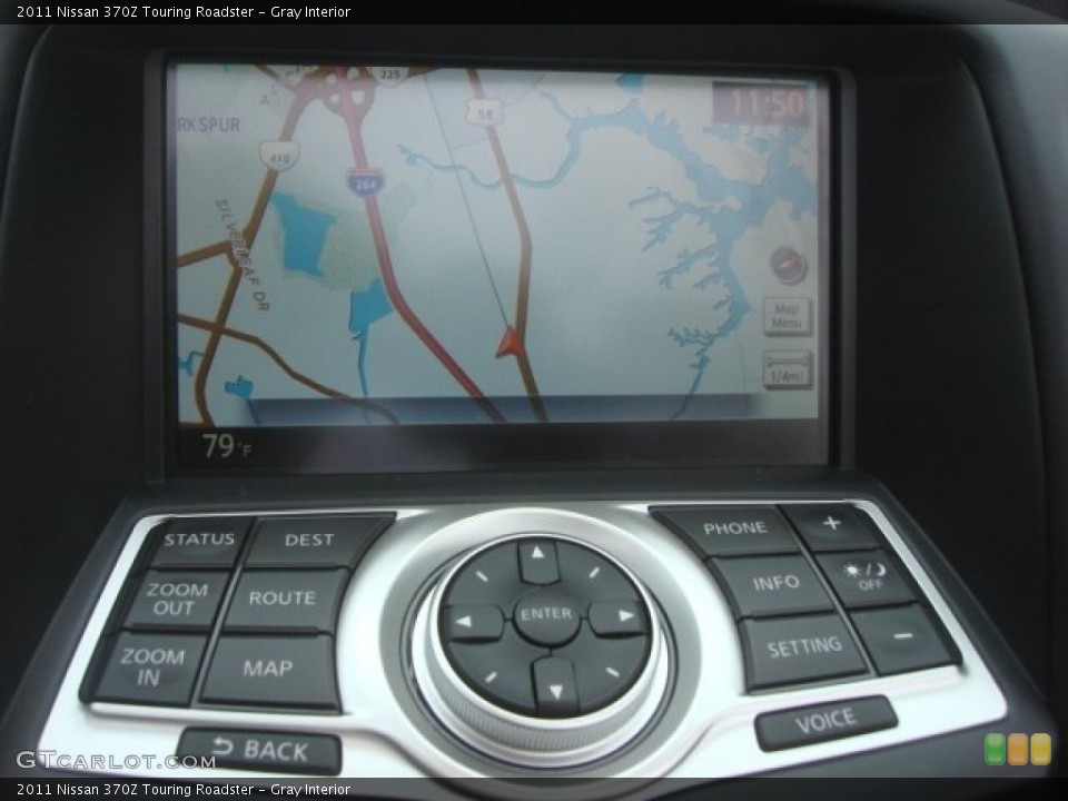 Gray Interior Controls for the 2011 Nissan 370Z Touring Roadster #78194679
