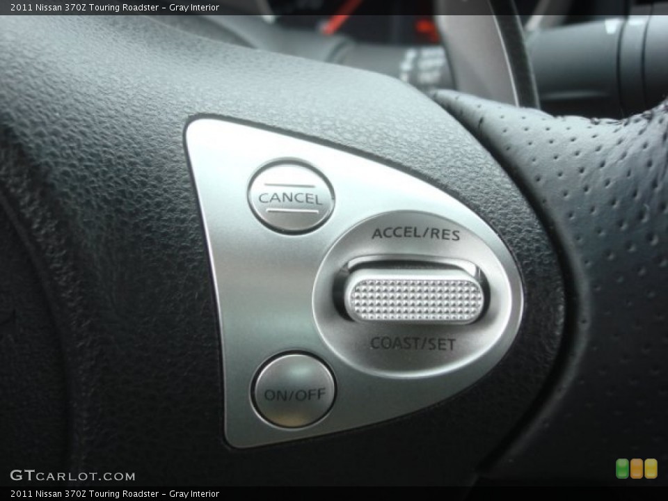 Gray Interior Controls for the 2011 Nissan 370Z Touring Roadster #78194782
