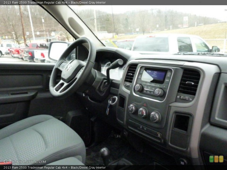 Black/Diesel Gray Interior Dashboard for the 2013 Ram 2500 Tradesman Regular Cab 4x4 #78195126