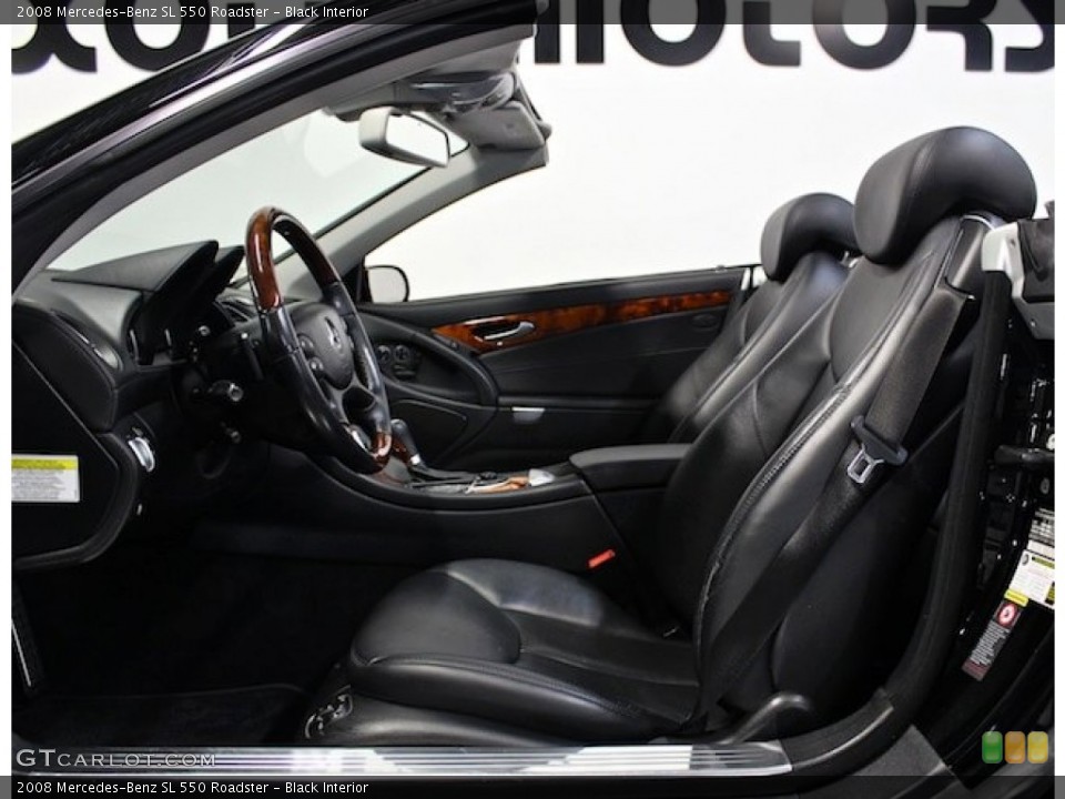 Black Interior Photo for the 2008 Mercedes-Benz SL 550 Roadster #78195243