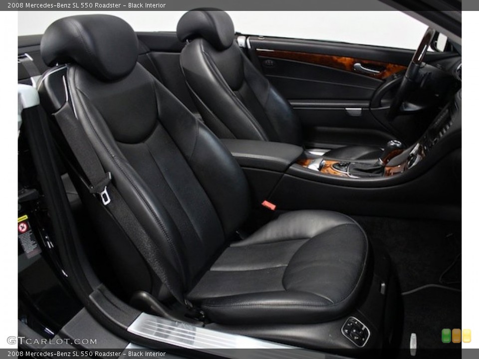 Black Interior Front Seat for the 2008 Mercedes-Benz SL 550 Roadster #78195323