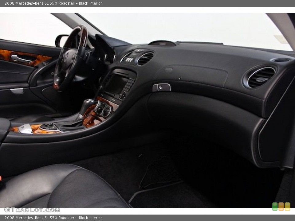 Black Interior Dashboard for the 2008 Mercedes-Benz SL 550 Roadster #78195396