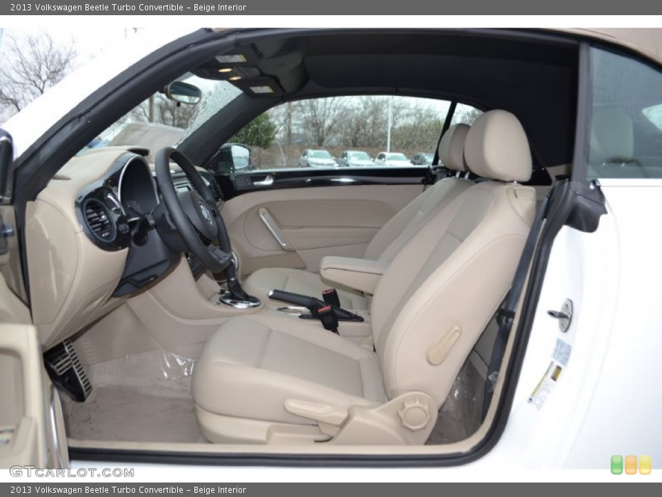 Beige Interior Photo for the 2013 Volkswagen Beetle Turbo Convertible #78196080