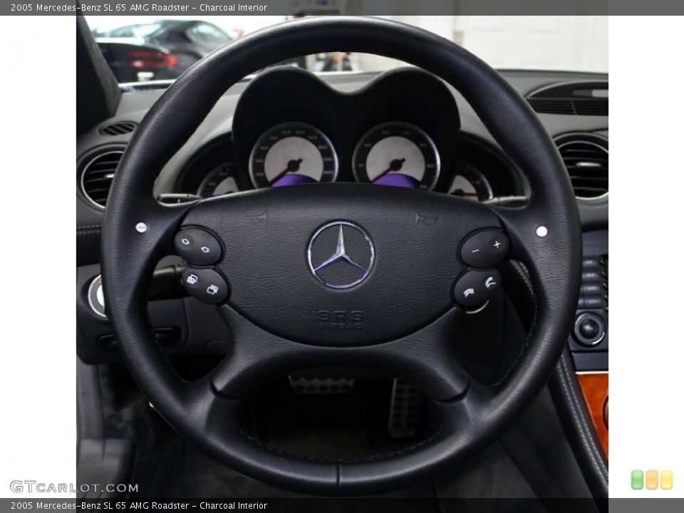Charcoal Interior Steering Wheel for the 2005 Mercedes-Benz SL 65 AMG Roadster #78196512