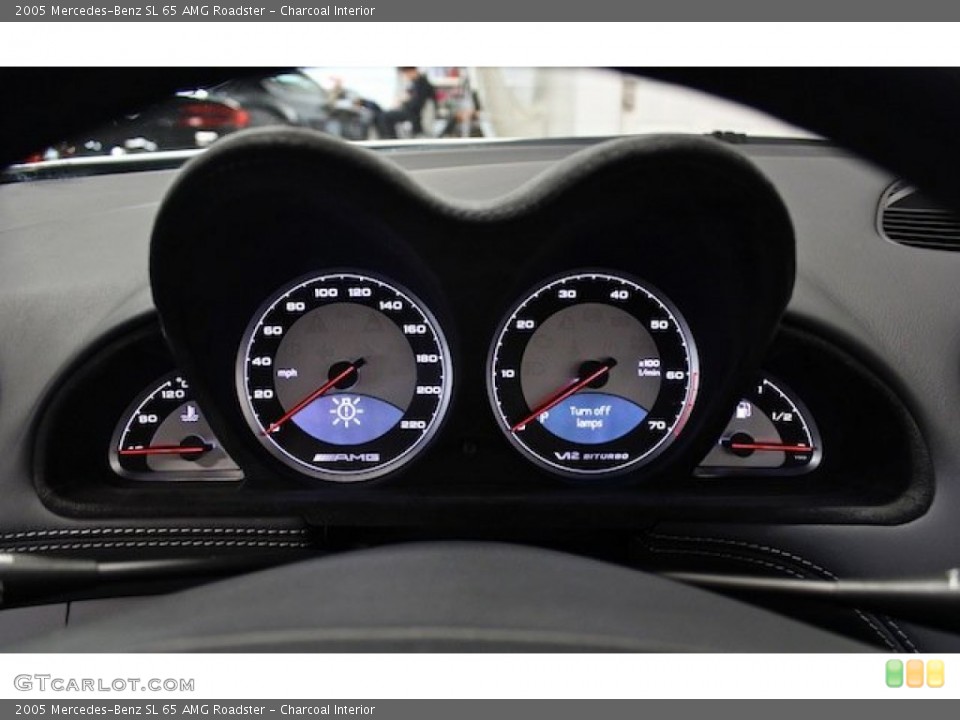 Charcoal Interior Gauges for the 2005 Mercedes-Benz SL 65 AMG Roadster #78196527