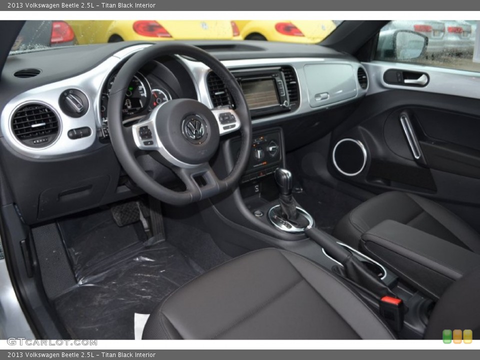 Titan Black Interior Prime Interior for the 2013 Volkswagen Beetle 2.5L #78197006