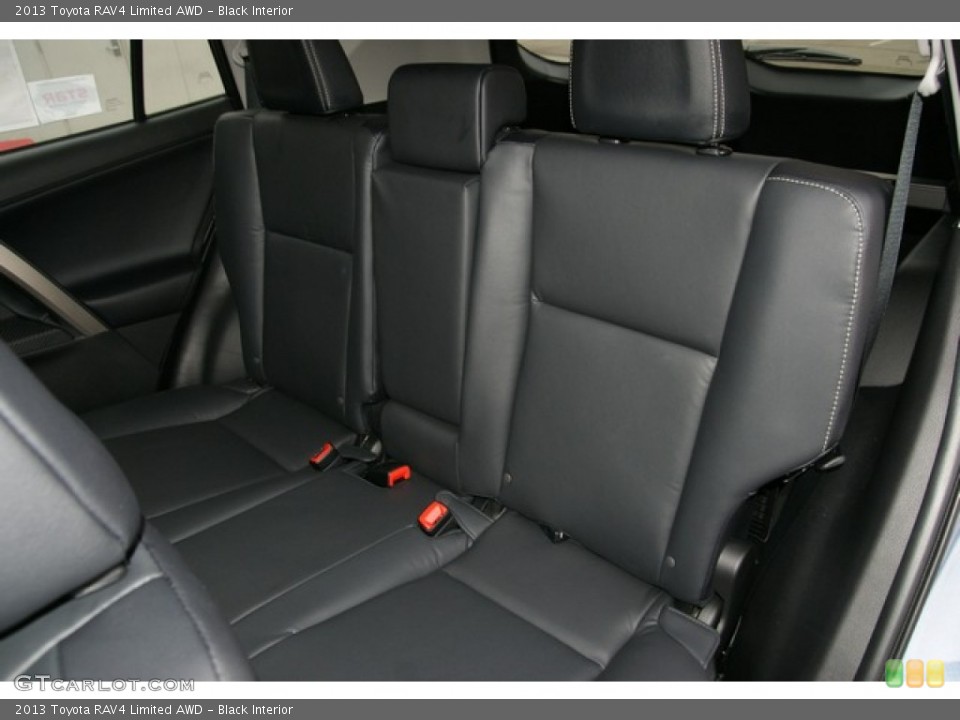 Black Interior Rear Seat for the 2013 Toyota RAV4 Limited AWD #78197345
