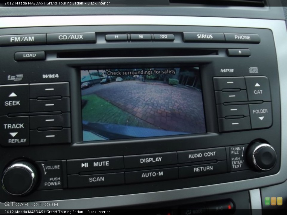 Black Interior Controls for the 2012 Mazda MAZDA6 i Grand Touring Sedan #78198741