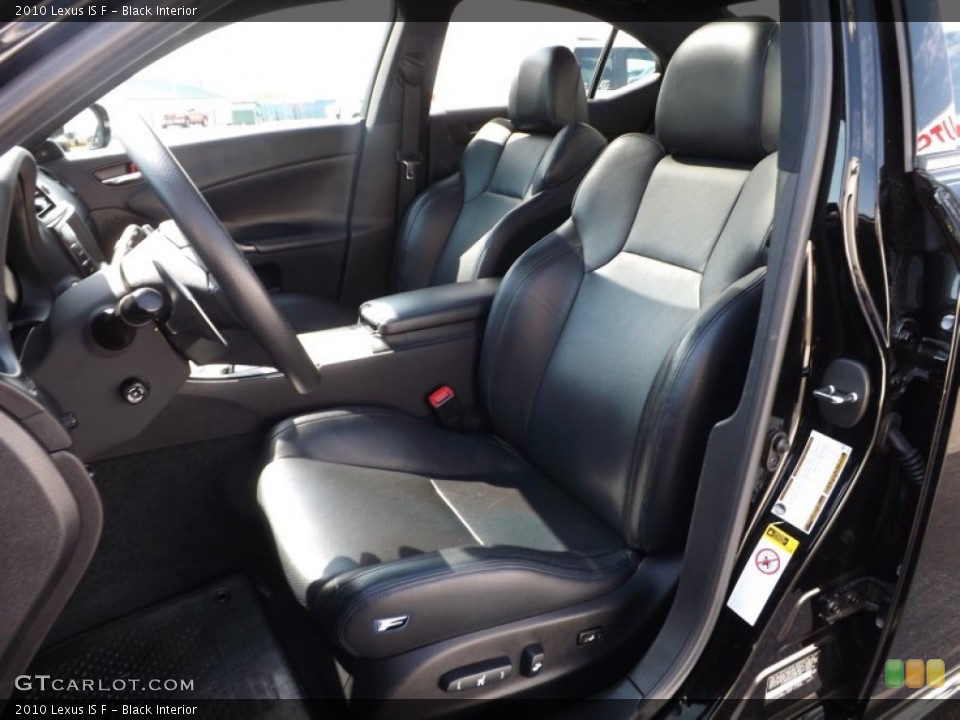 Black Interior Photo for the 2010 Lexus IS F #78198774