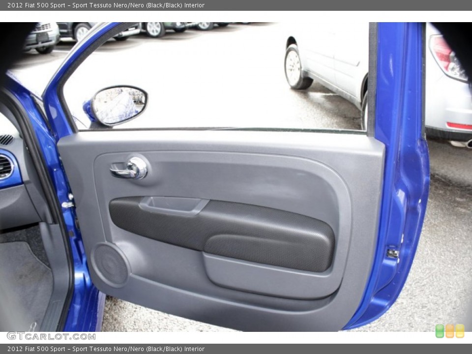 Sport Tessuto Nero/Nero (Black/Black) Interior Door Panel for the 2012 Fiat 500 Sport #78200786
