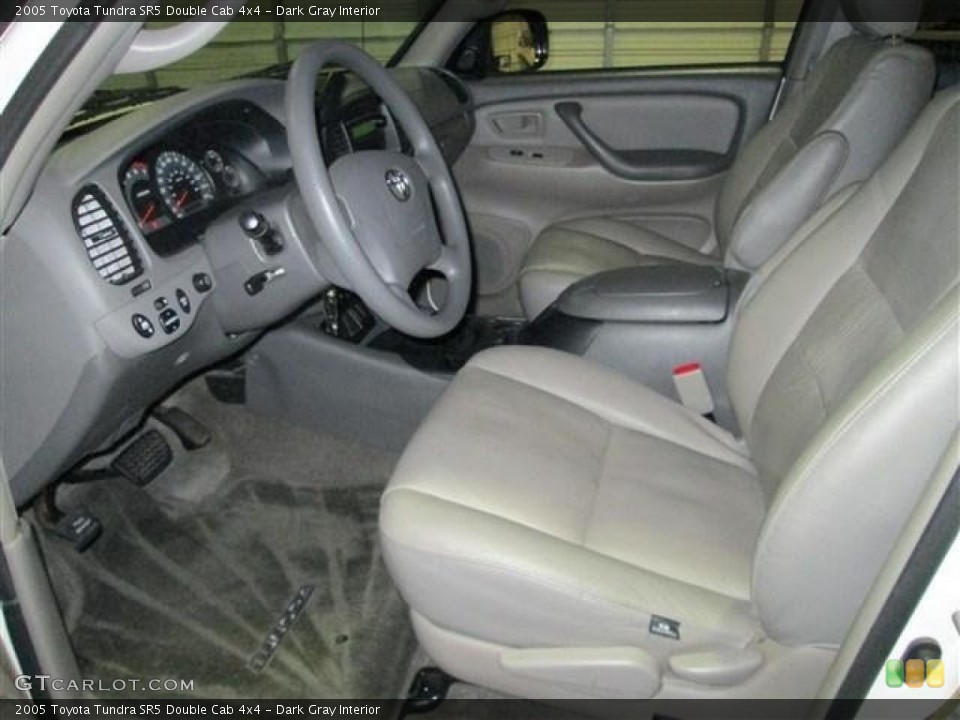Dark Gray Interior Photo for the 2005 Toyota Tundra SR5 Double Cab 4x4 #78200853
