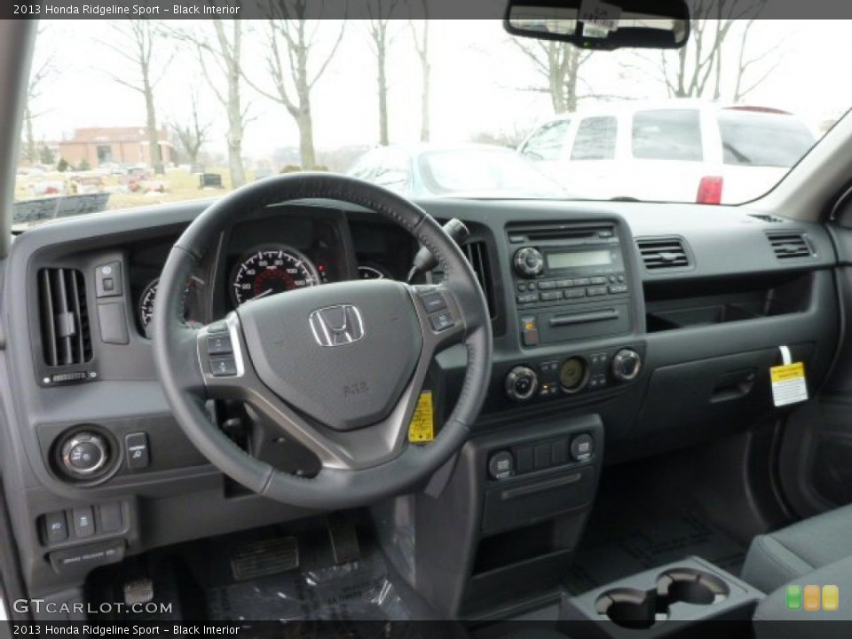 Black Interior Dashboard for the 2013 Honda Ridgeline Sport #78201942