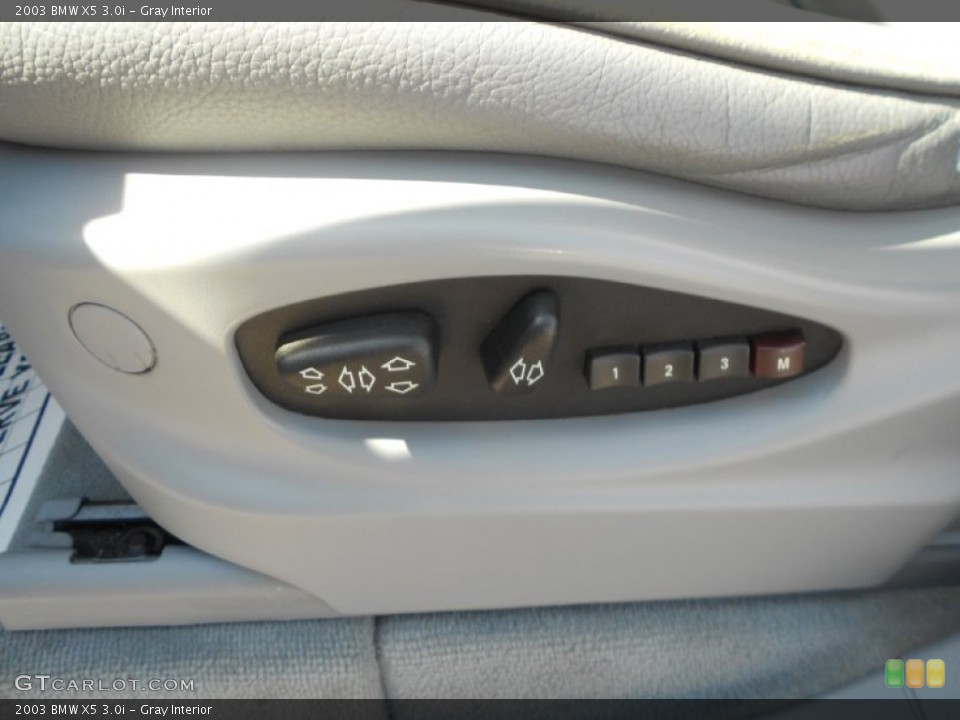 Gray Interior Controls for the 2003 BMW X5 3.0i #78202272