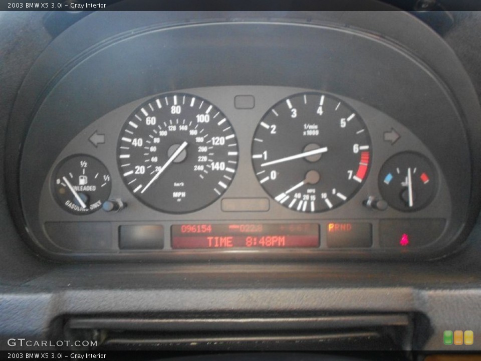 Gray Interior Gauges for the 2003 BMW X5 3.0i #78202284