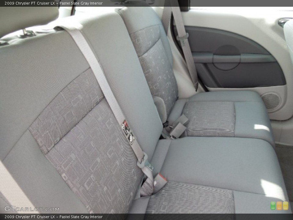Pastel Slate Gray Interior Rear Seat for the 2009 Chrysler PT Cruiser LX #78202512