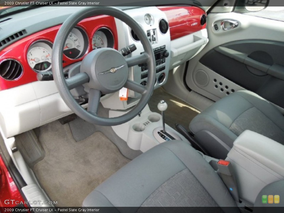 Pastel Slate Gray Interior Prime Interior for the 2009 Chrysler PT Cruiser LX #78202530