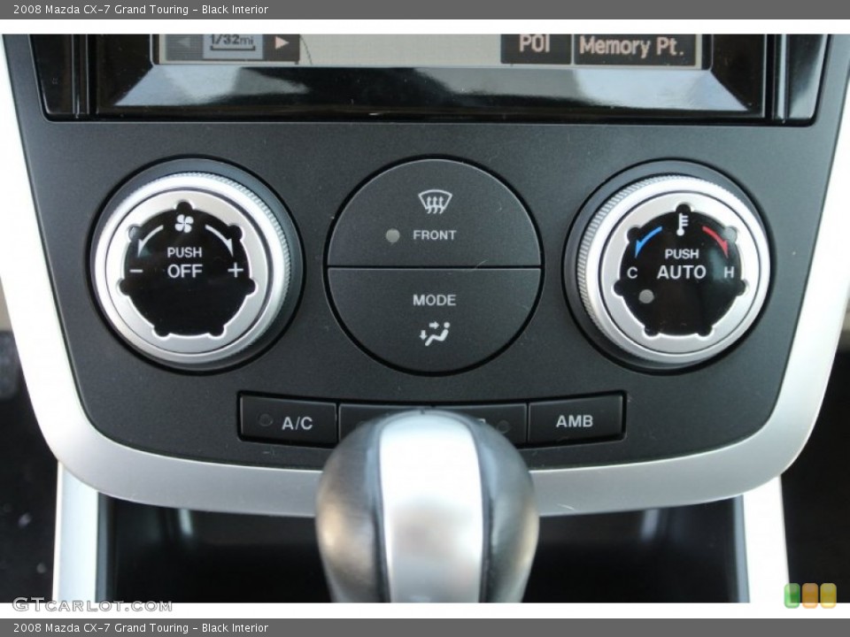Black Interior Controls for the 2008 Mazda CX-7 Grand Touring #78202701