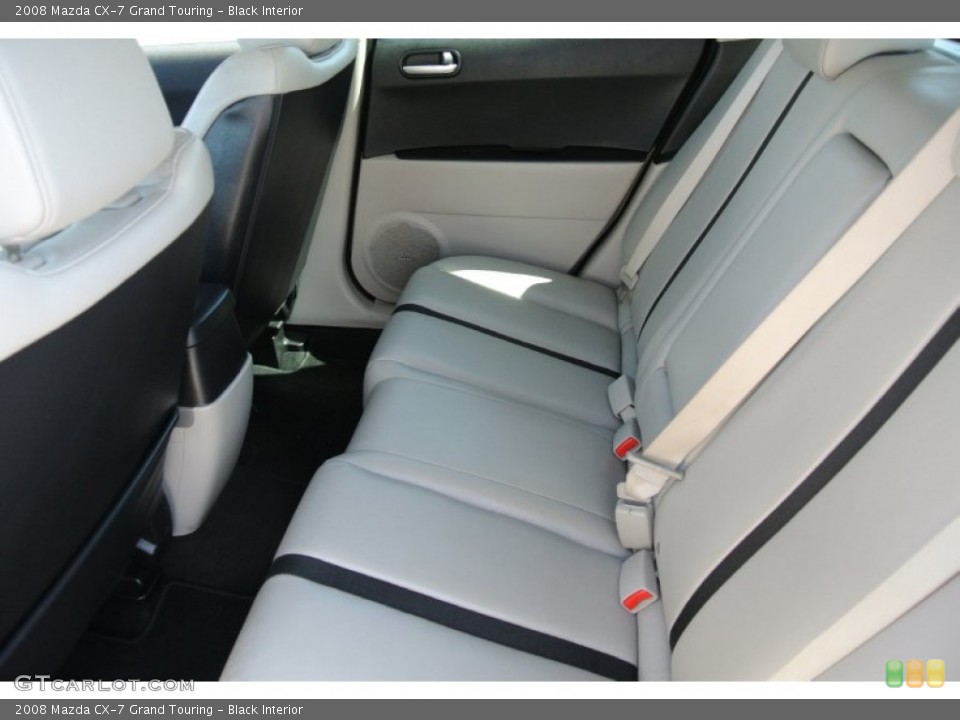 Black Interior Rear Seat for the 2008 Mazda CX-7 Grand Touring #78202713