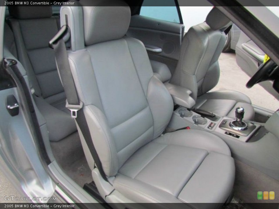 Grey Interior Front Seat for the 2005 BMW M3 Convertible #78203630