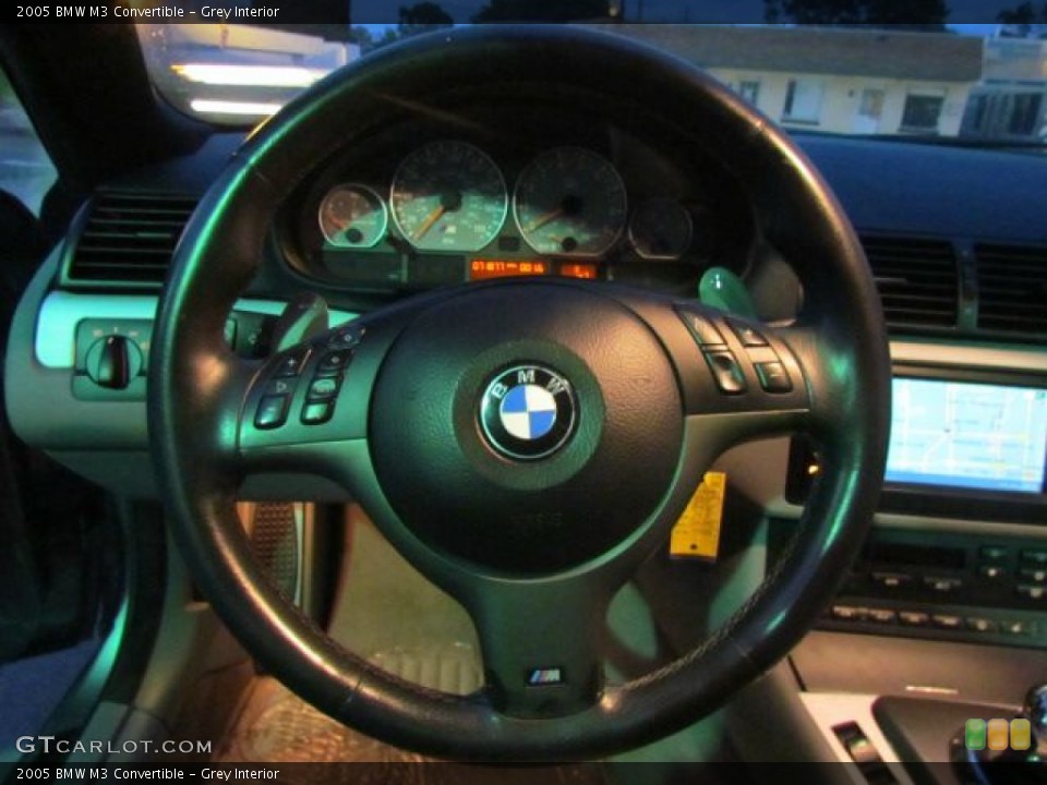 Grey Interior Steering Wheel for the 2005 BMW M3 Convertible #78204103