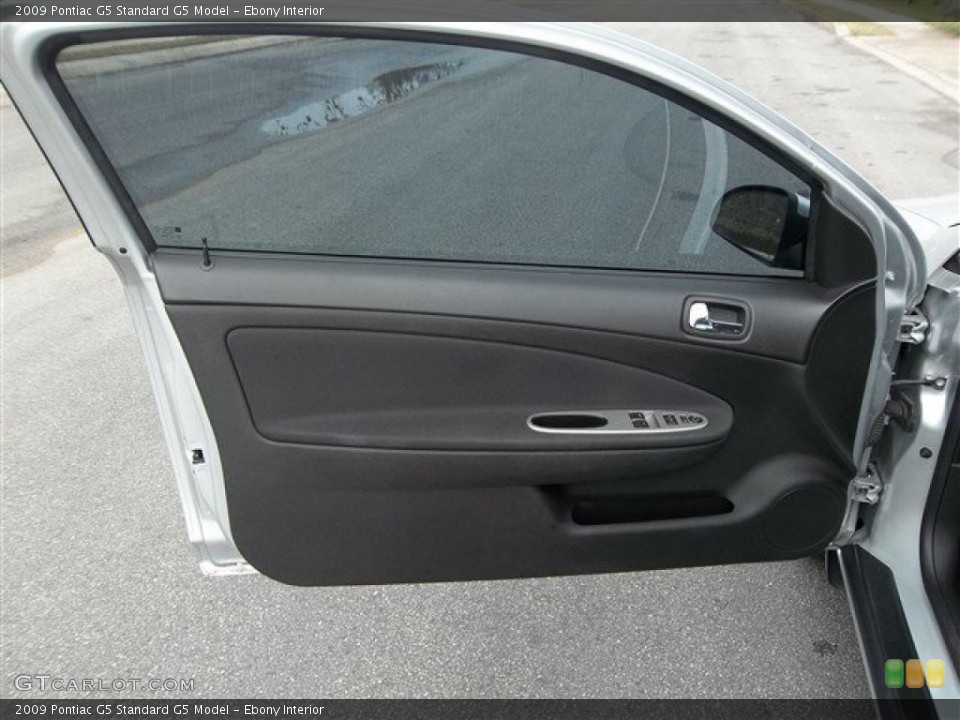 Ebony Interior Door Panel for the 2009 Pontiac G5  #78204441