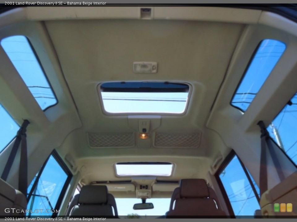Bahama Beige Interior Sunroof for the 2001 Land Rover Discovery II SE #78207492
