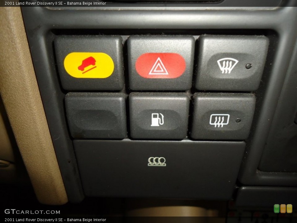 Bahama Beige Interior Controls for the 2001 Land Rover Discovery II SE #78207606