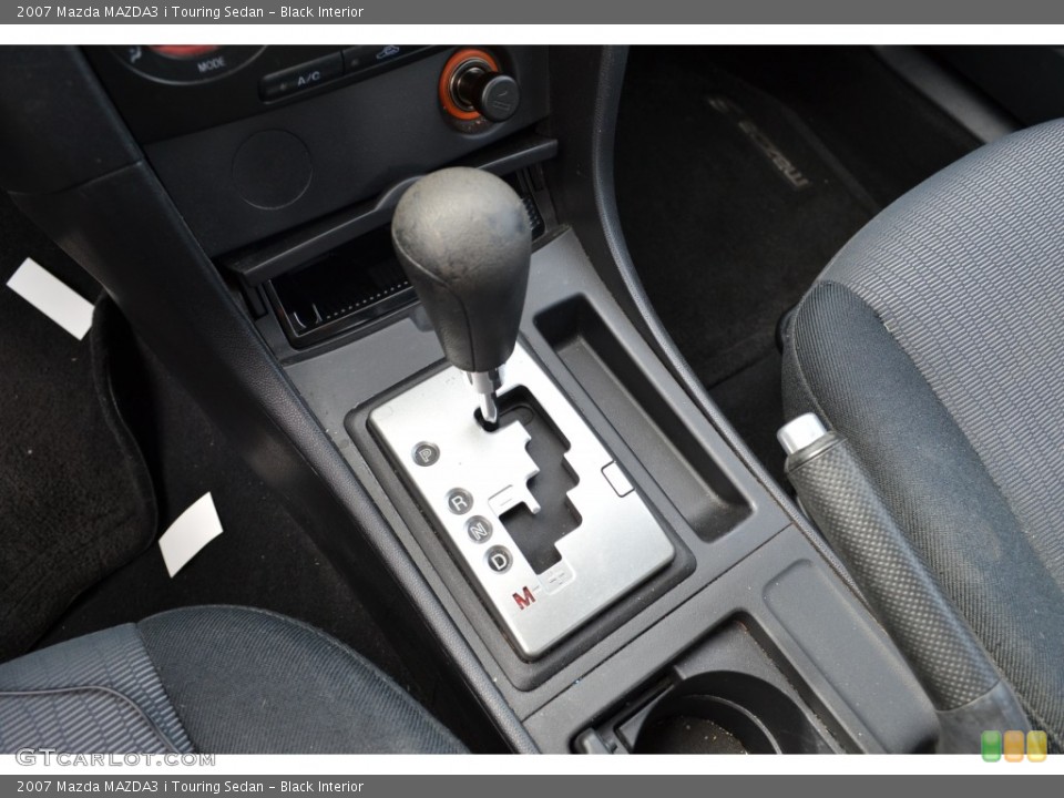 Black Interior Transmission for the 2007 Mazda MAZDA3 i Touring Sedan #78207979