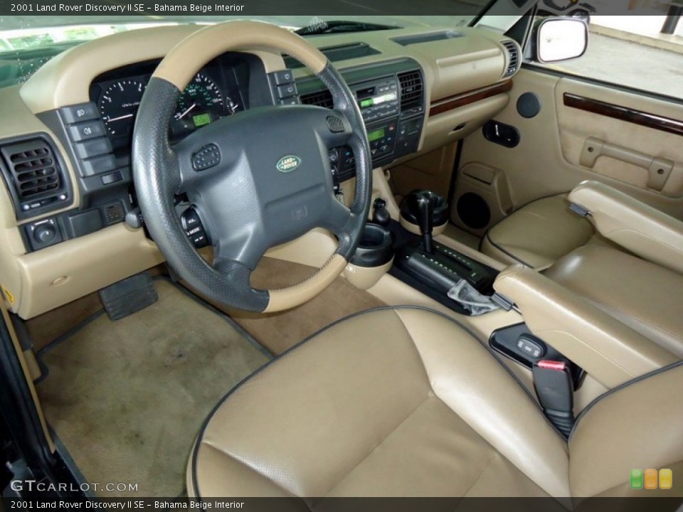 Bahama Beige 2001 Land Rover Discovery II Interiors