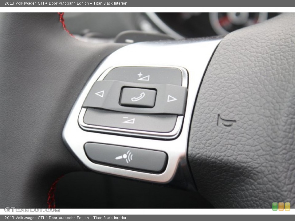 Titan Black Interior Controls for the 2013 Volkswagen GTI 4 Door Autobahn Edition #78208866