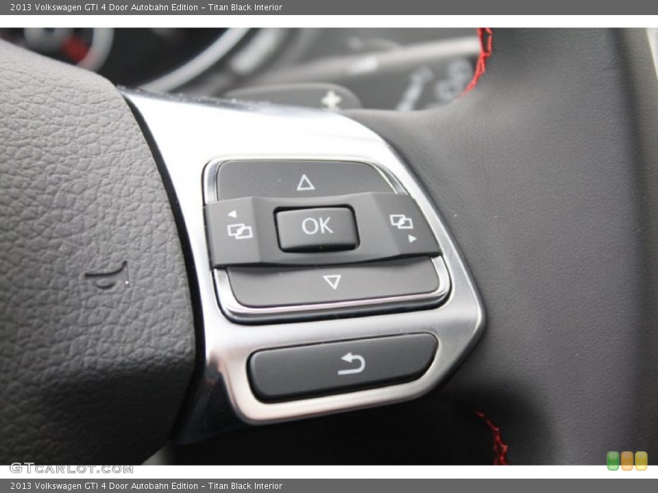 Titan Black Interior Controls for the 2013 Volkswagen GTI 4 Door Autobahn Edition #78208872
