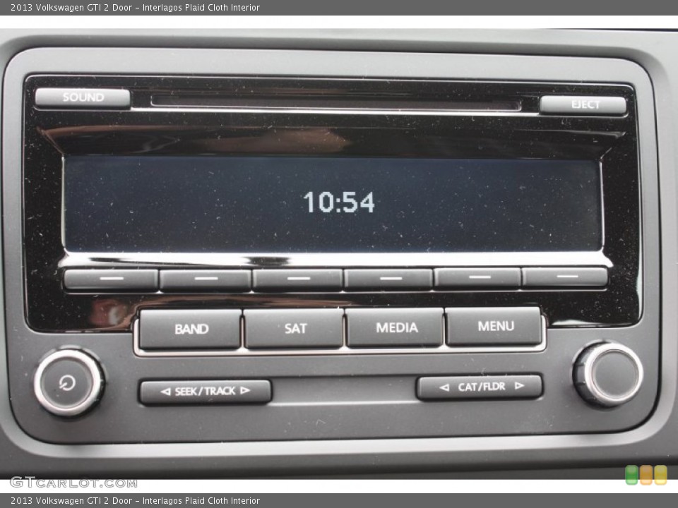 Interlagos Plaid Cloth Interior Audio System for the 2013 Volkswagen GTI 2 Door #78209148