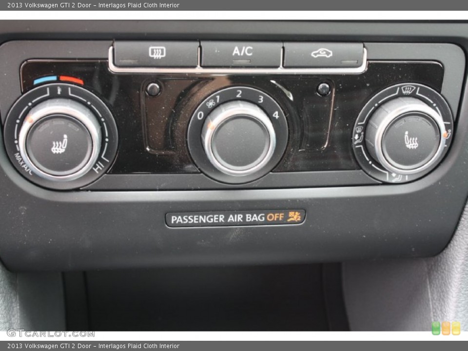 Interlagos Plaid Cloth Interior Controls for the 2013 Volkswagen GTI 2 Door #78209169