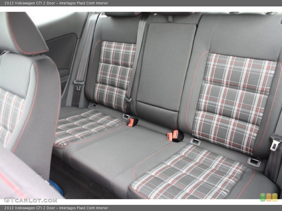 Interlagos Plaid Cloth Interior Rear Seat for the 2013 Volkswagen GTI 2 Door #78209226
